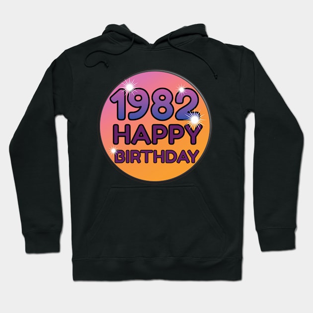 1982 Birthday Hoodie by emojiawesome